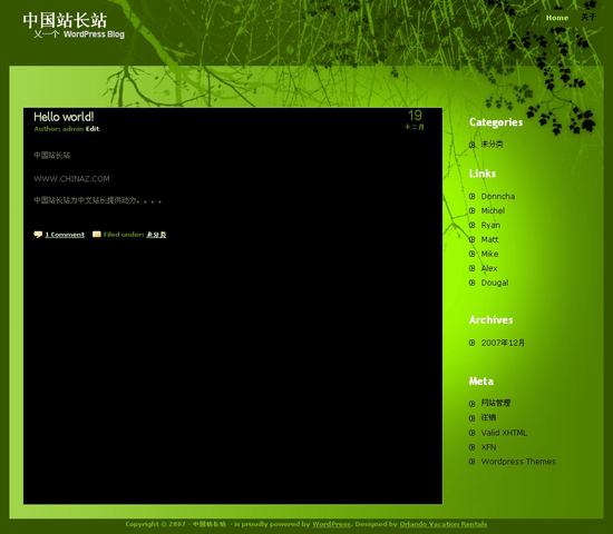 WordPress green__主题下载