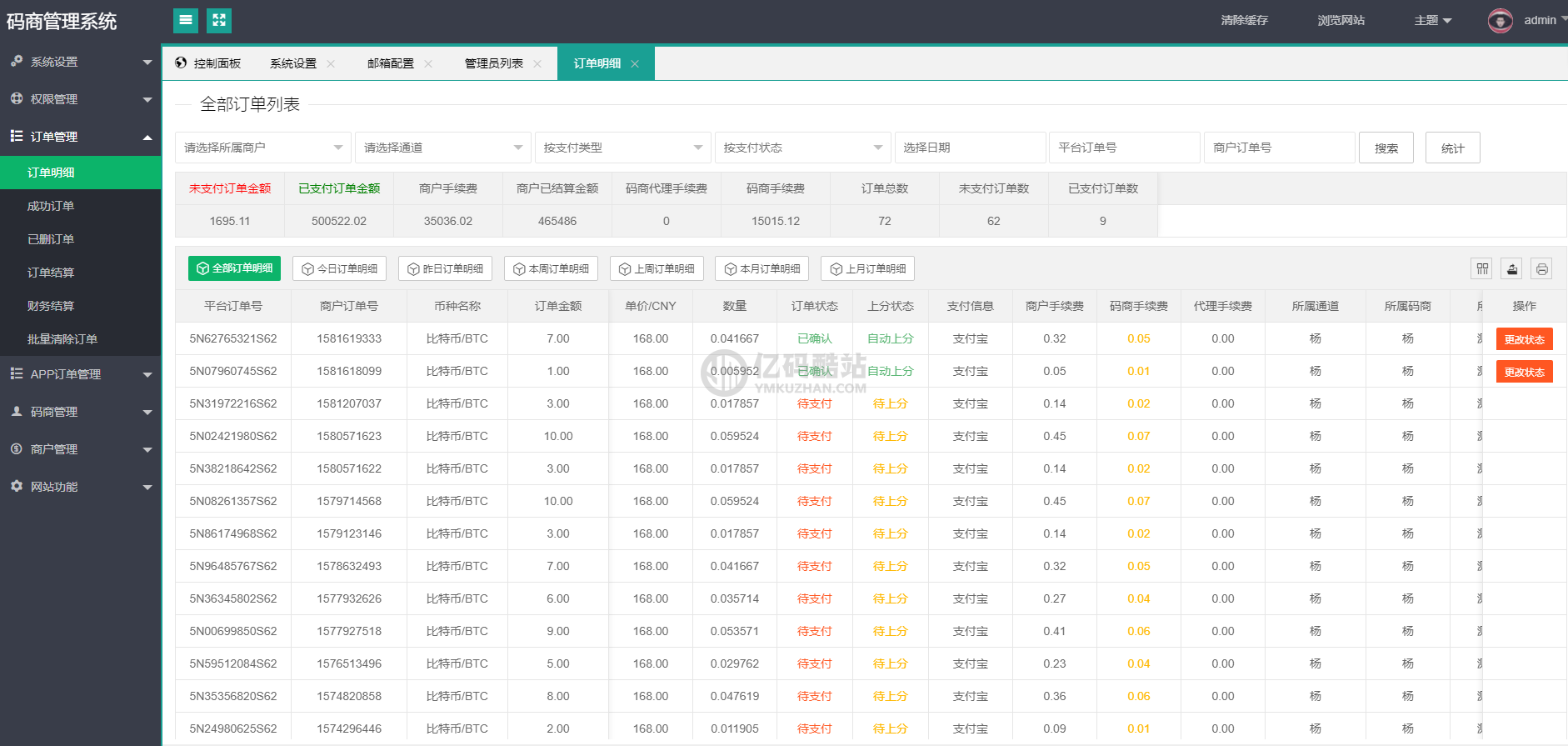 货币支付系统源码下载_码商C2C管理平台源码插图3