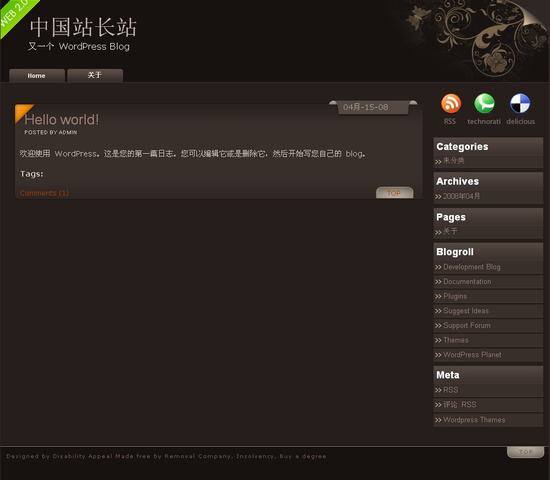 WordPress charcoal模板__主题模板