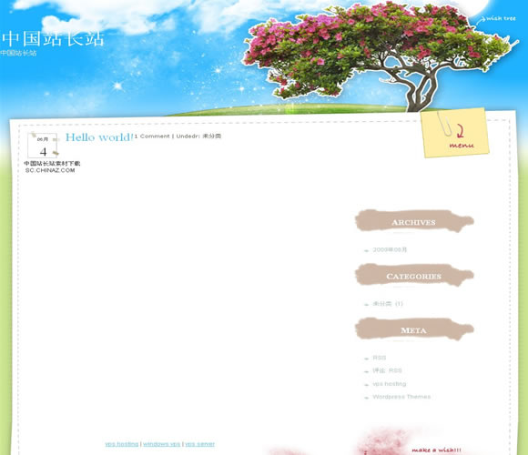 WordPress WishTree模板__主题下载