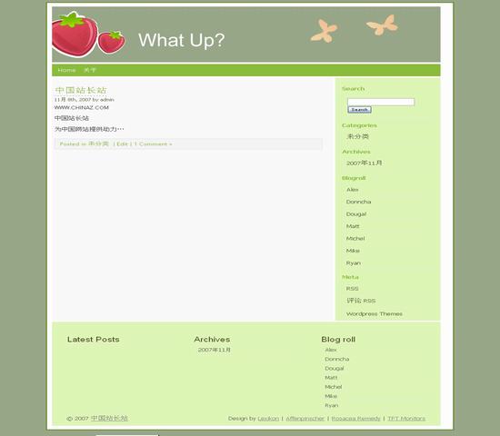 WordPress Strawberrys__主题模板