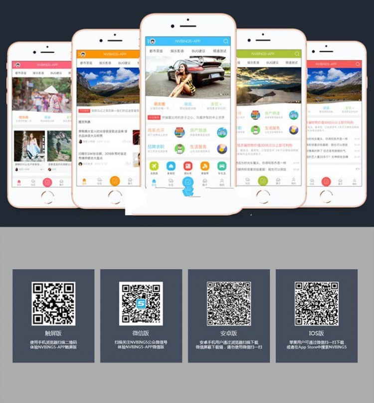 NVBING5-APPDiscuz手机模板