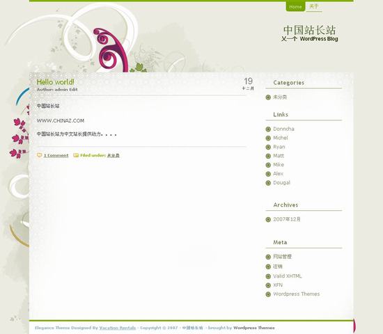 WordPress elegance_Yunyiwl.com_主题下载插图