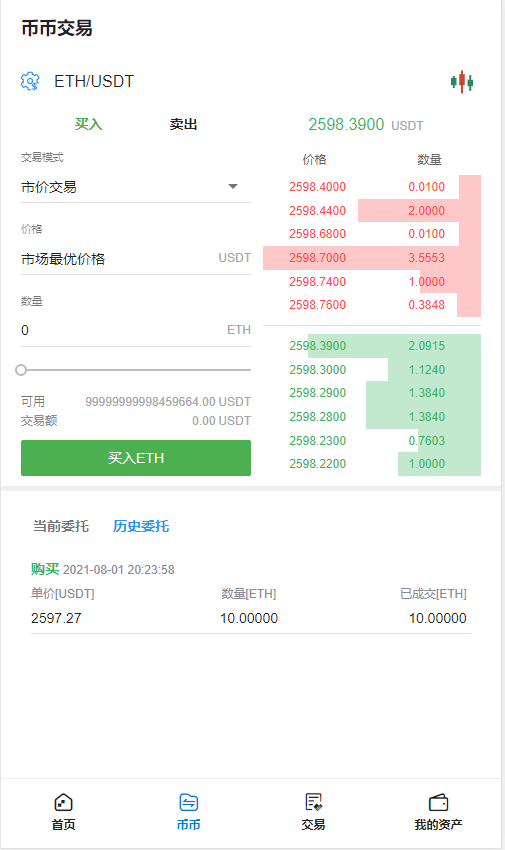 【区块链合约交易所源码】新币币交易所USDT秒合约杠杆C2C法币交易插图3