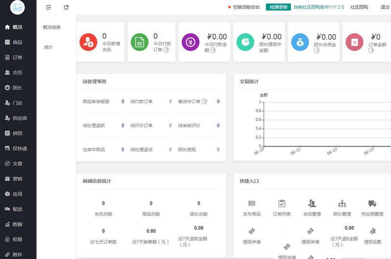 狮子鱼社区团购独立版V17.2.0+前端直播+接龙+分销+商城+拼团+秒杀