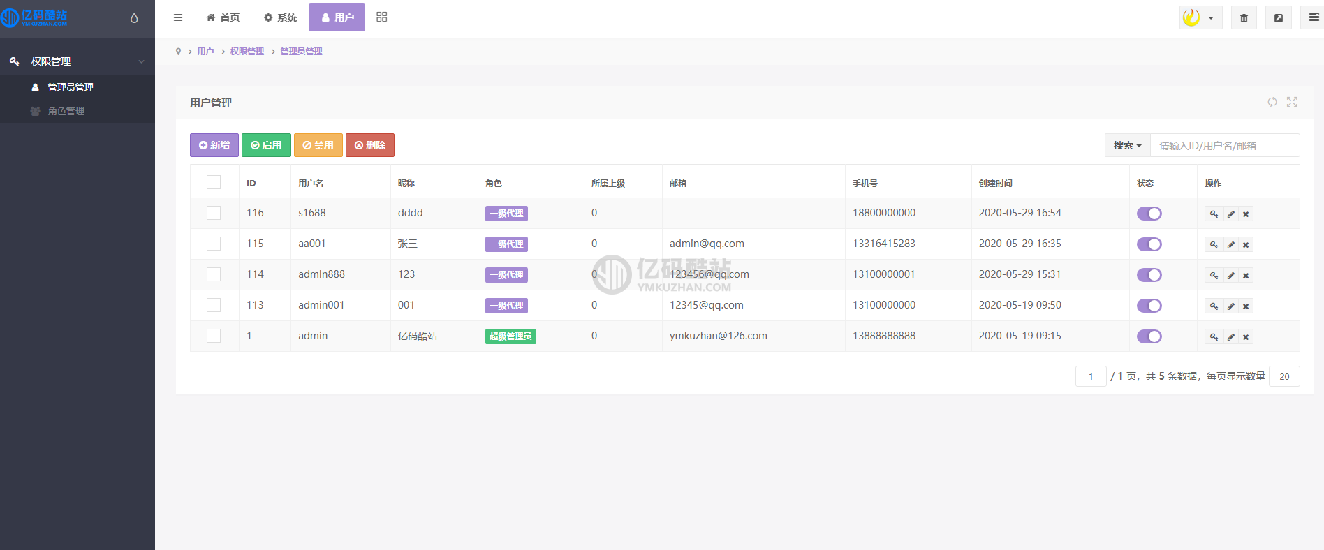 2021最新运营版thinkphp内核双融金融系统源码下载整套+推广官网+分发页插图8