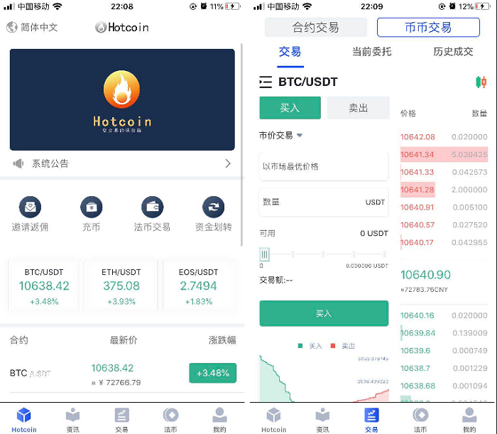 原生APP高仿火币合约交易所完整USDT源码,安卓,IOS端源码,币币,OTC承兑商,永续合约