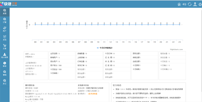 快捷网上订餐系统 v4.2插图1