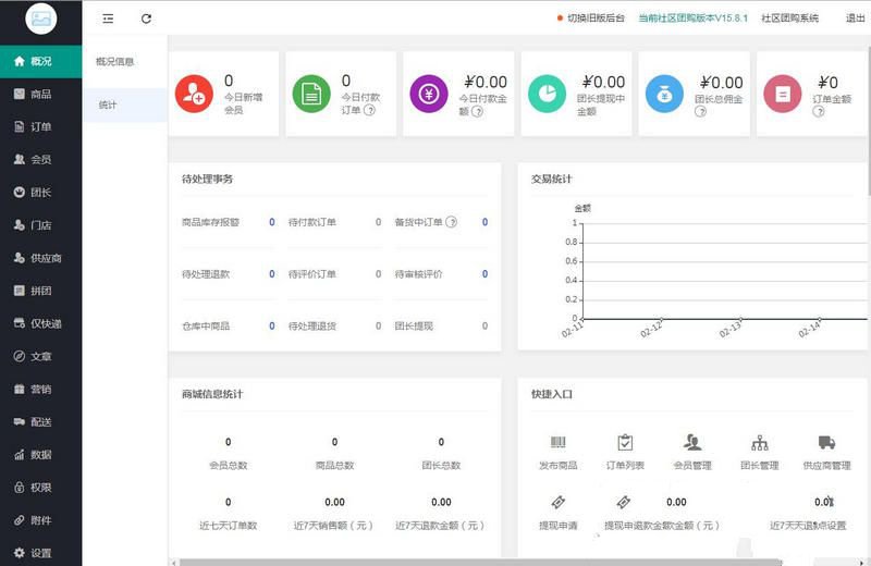 独立版狮子鱼V15.8.1社区团购直播小程序商城+团长功能+接龙分销+拼团秒杀+安全运营版