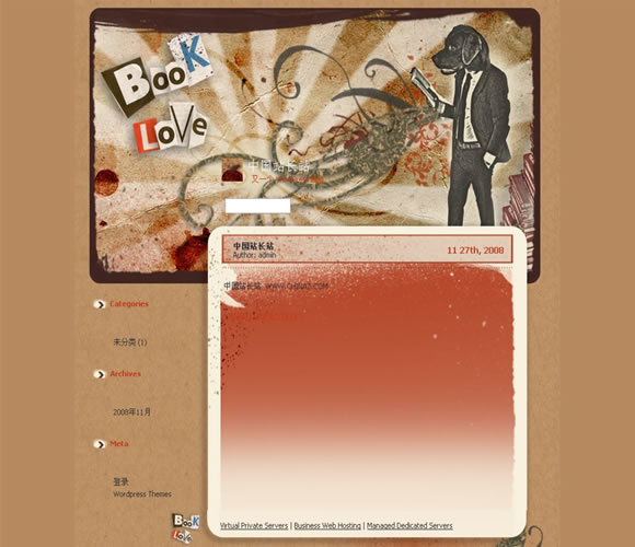 WordPress Book Love模板__主题下载