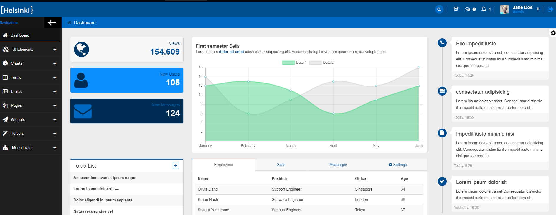 Helsinki高端Bootstrap HTML5模板_企业官网模板