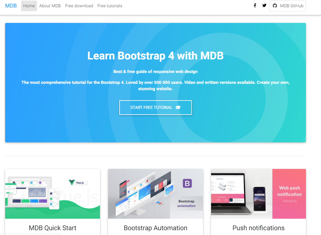 WEB产品展示Bootstrap4模板_php网站模板插图