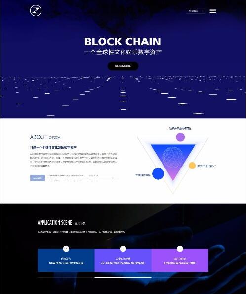 ZZM区块链全球区块文化娱乐相结合的新型网站源码