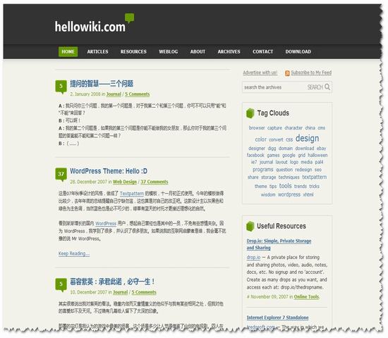 WordPress Hello年度佳10__wordpress主题