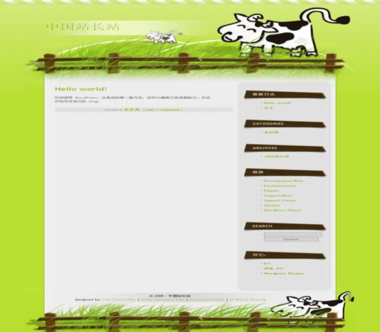 WordPress Moo 1.0模板__主题模板