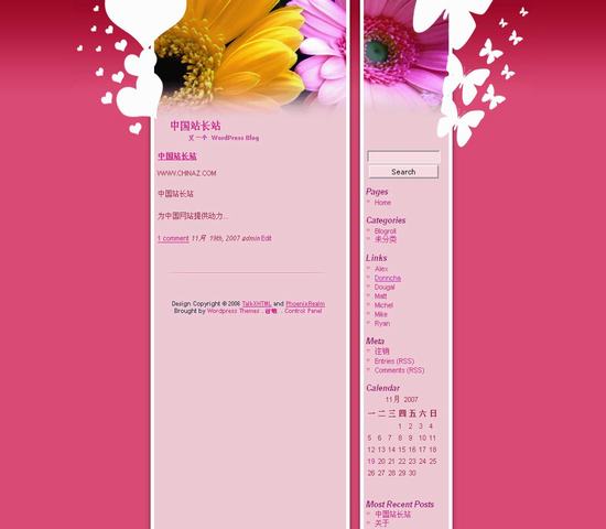 WordPress Sweet Blossoms__主题下载