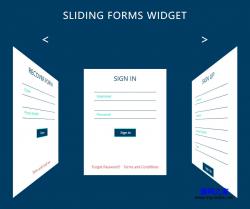 3D滑动切换注册登录界面模板_企业官网模板
