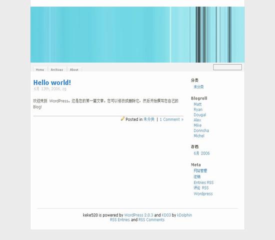 WordPress Blixdily__主题下载