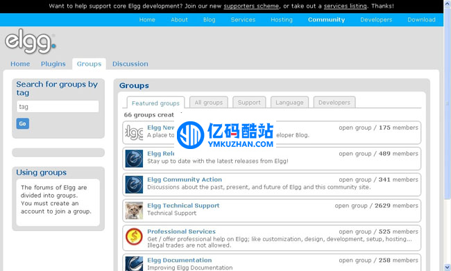 Elgg(开源SNS) v3.3.10