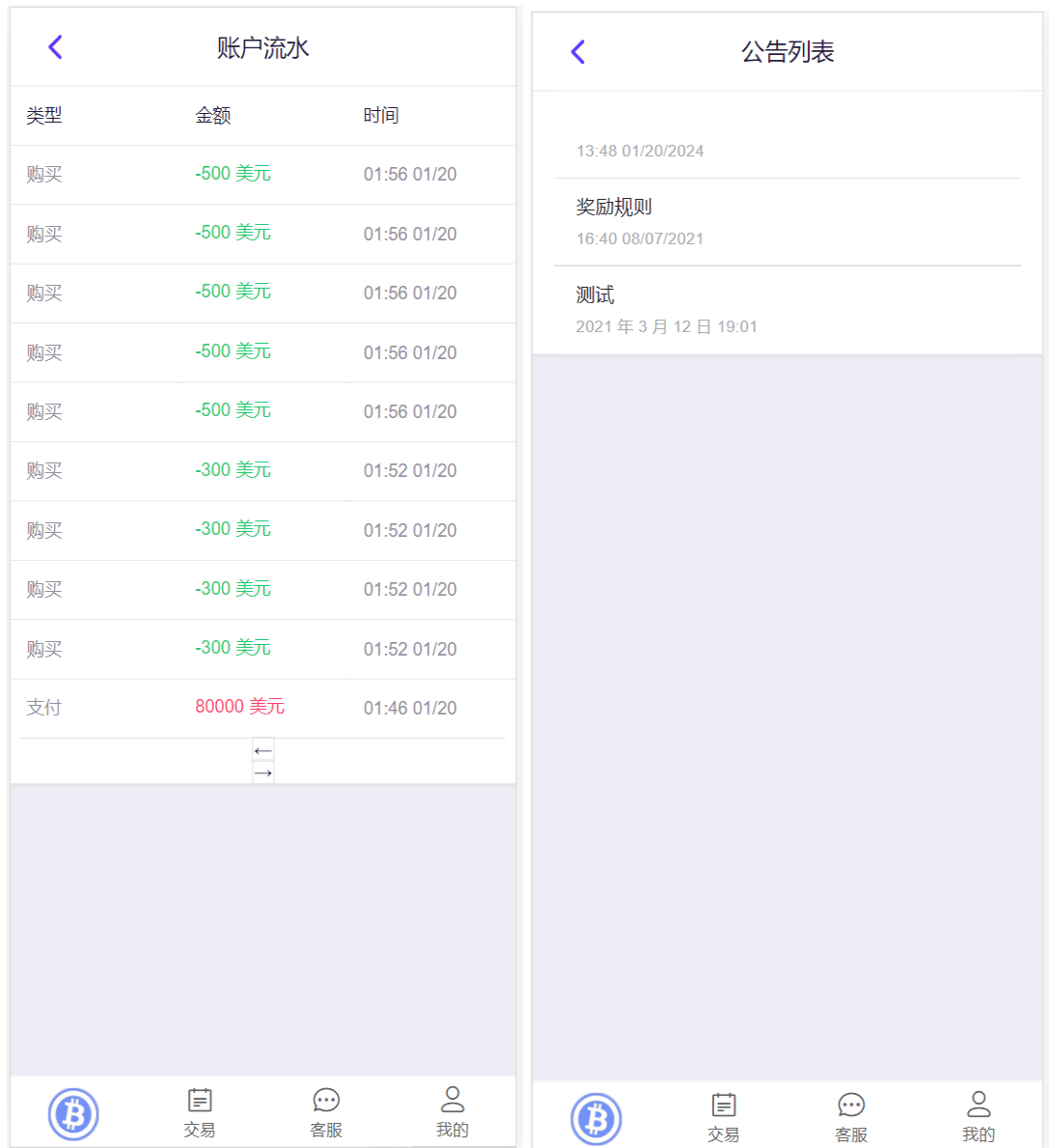 thinkphp海外双语言竞猜系统/虚拟币大小单双竞猜下注/USDT充值插图2