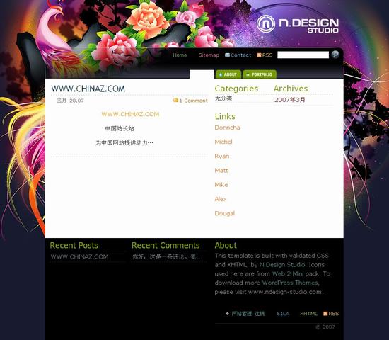 WordPress ndesign-studio__主题下载