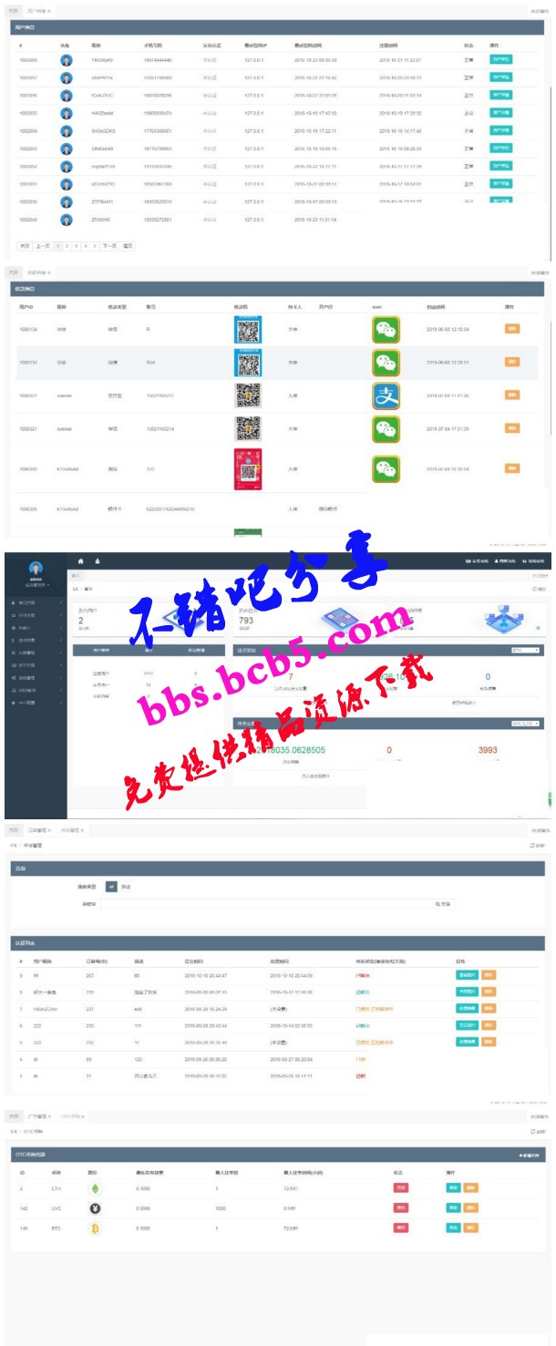 虚拟交易所完美版本+BTC|OTC|币币交易|带充值区块链交易所+钱包景蓝交易所