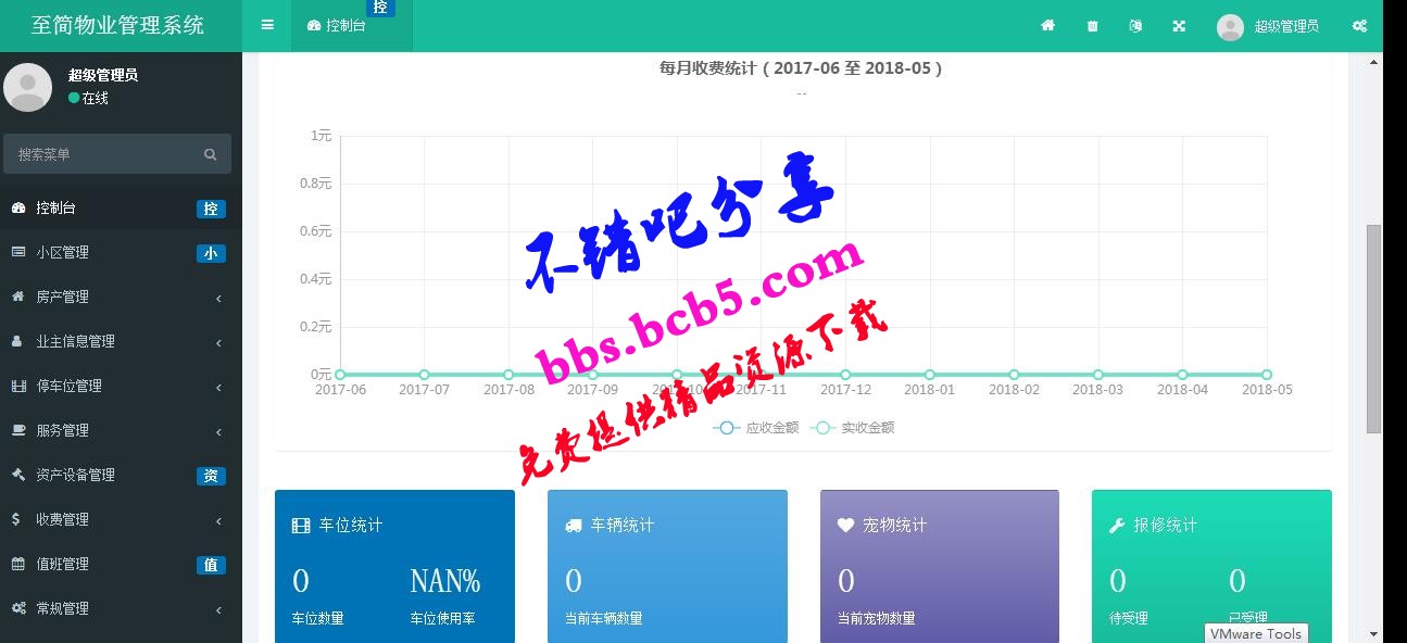 2020全新基于ThinkPHP5 + Bootstrap 倾力打造的多小区物业管理系统源码