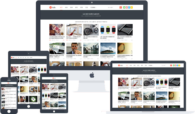 WordPress主题：tob主题最新原版,自适应博客,图片,视频主题