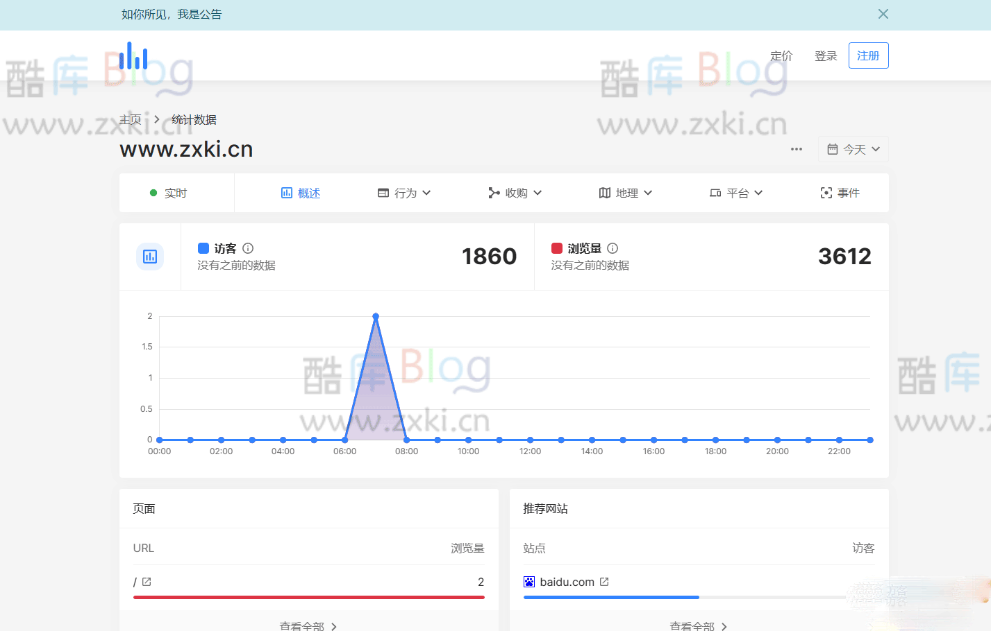 Software轻量网站统计分析系统源码ds