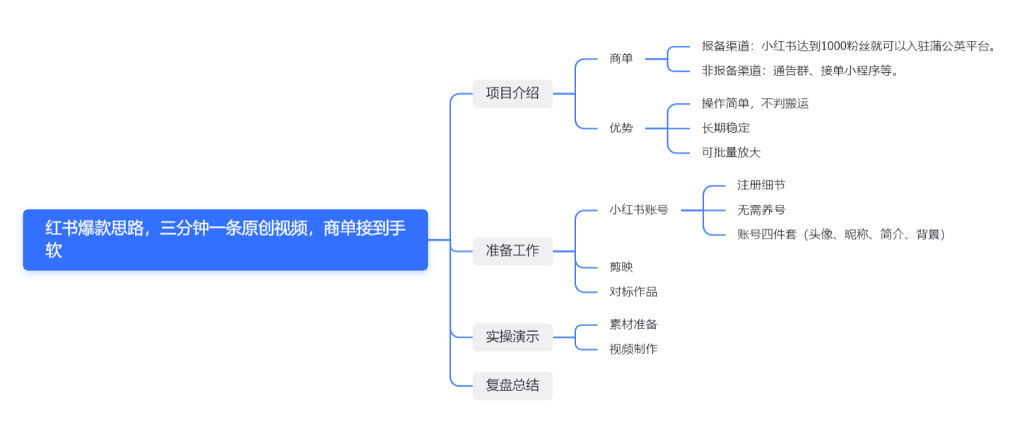 红书最新商单玩法暴力涨粉思路！三分钟搞定一条视频不判搬运适合小白！